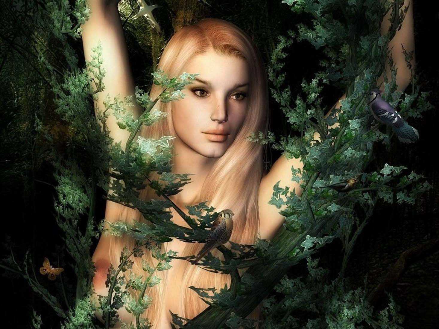Дриады в мифологии — божества живущие в лесу