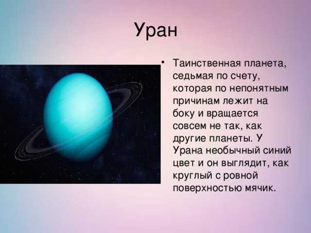 Какая планета уран