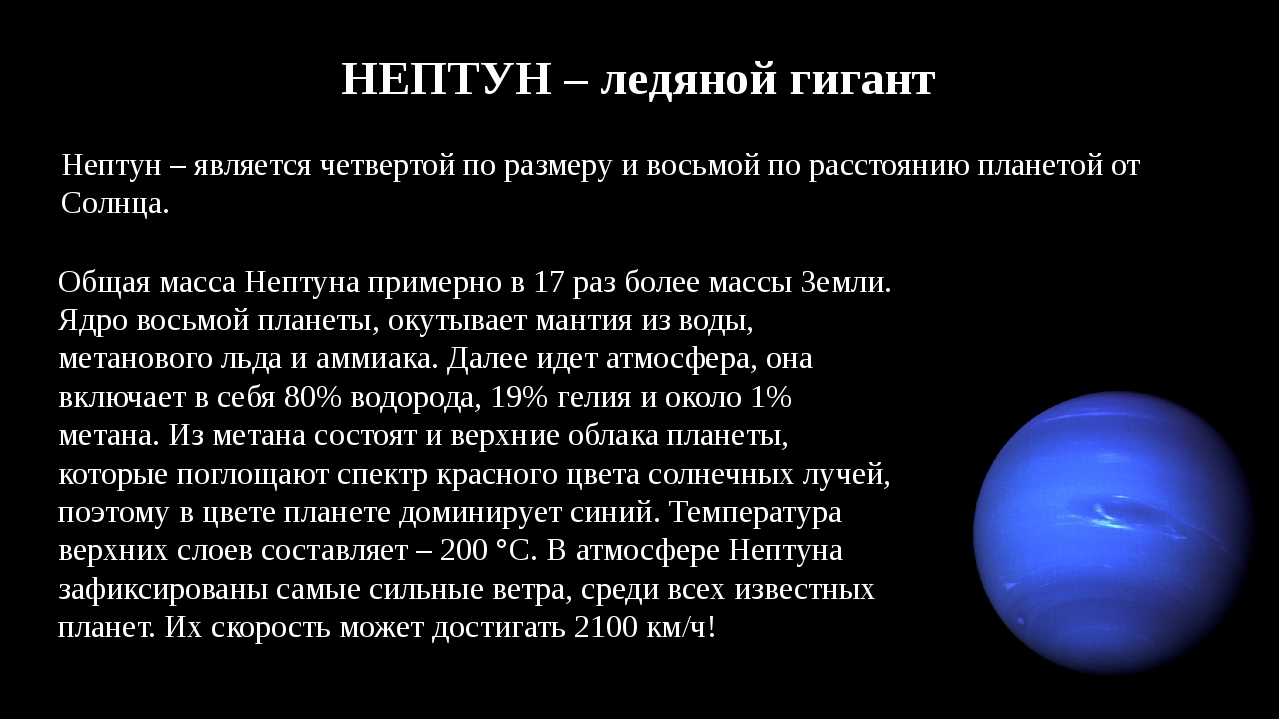 Презентация нептун 11 класс астрономия