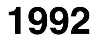 Февраль 1992. 1992 Надпись. 1992 Картинка. 1992 Цифры. 1993 Цифры.