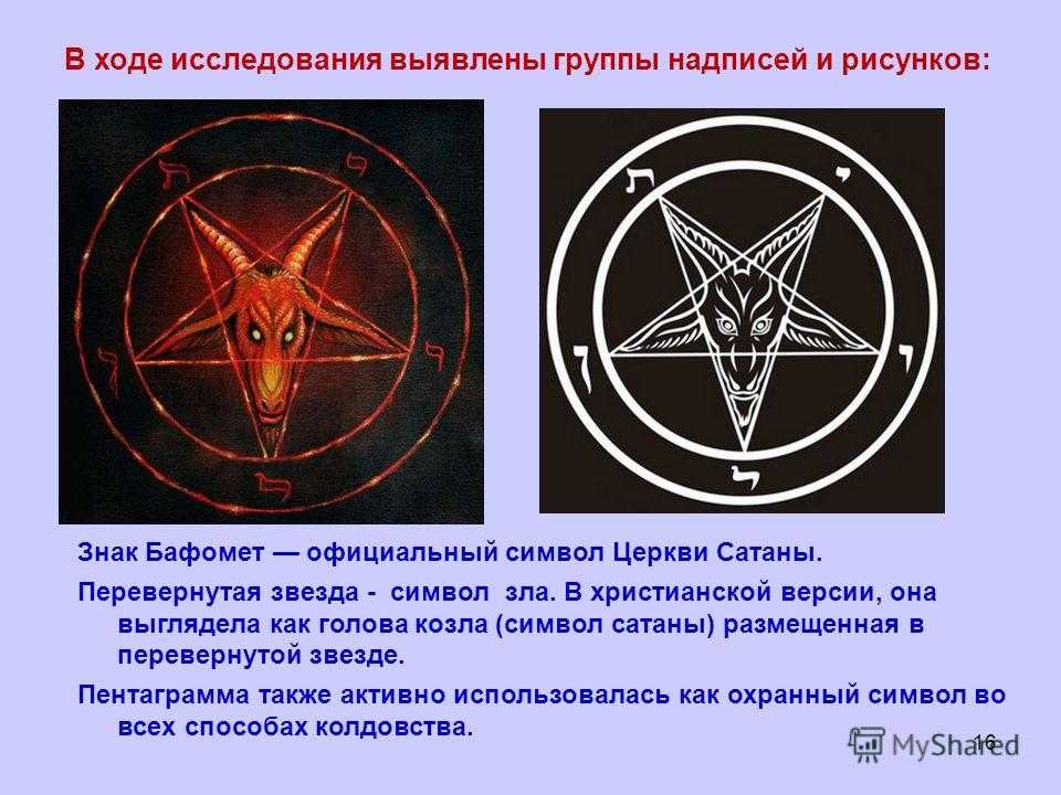 Символы дьявола и их значения с рисунками