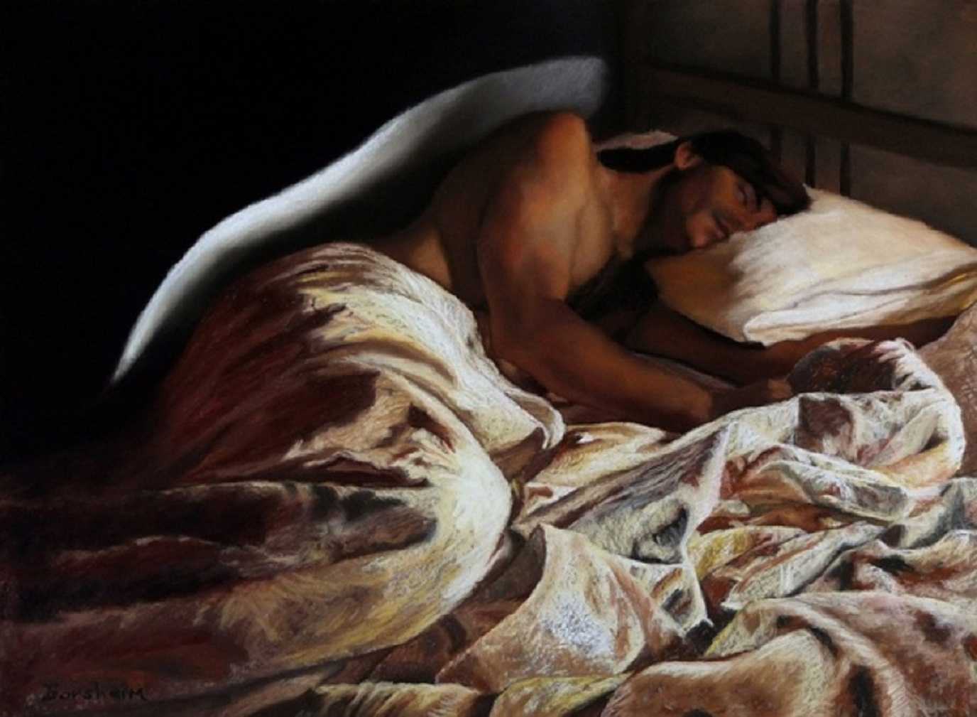 Любовник во сне к чему снится. Спящий мужчина в живописи. Спящий мужчина. Сон в живописи.
