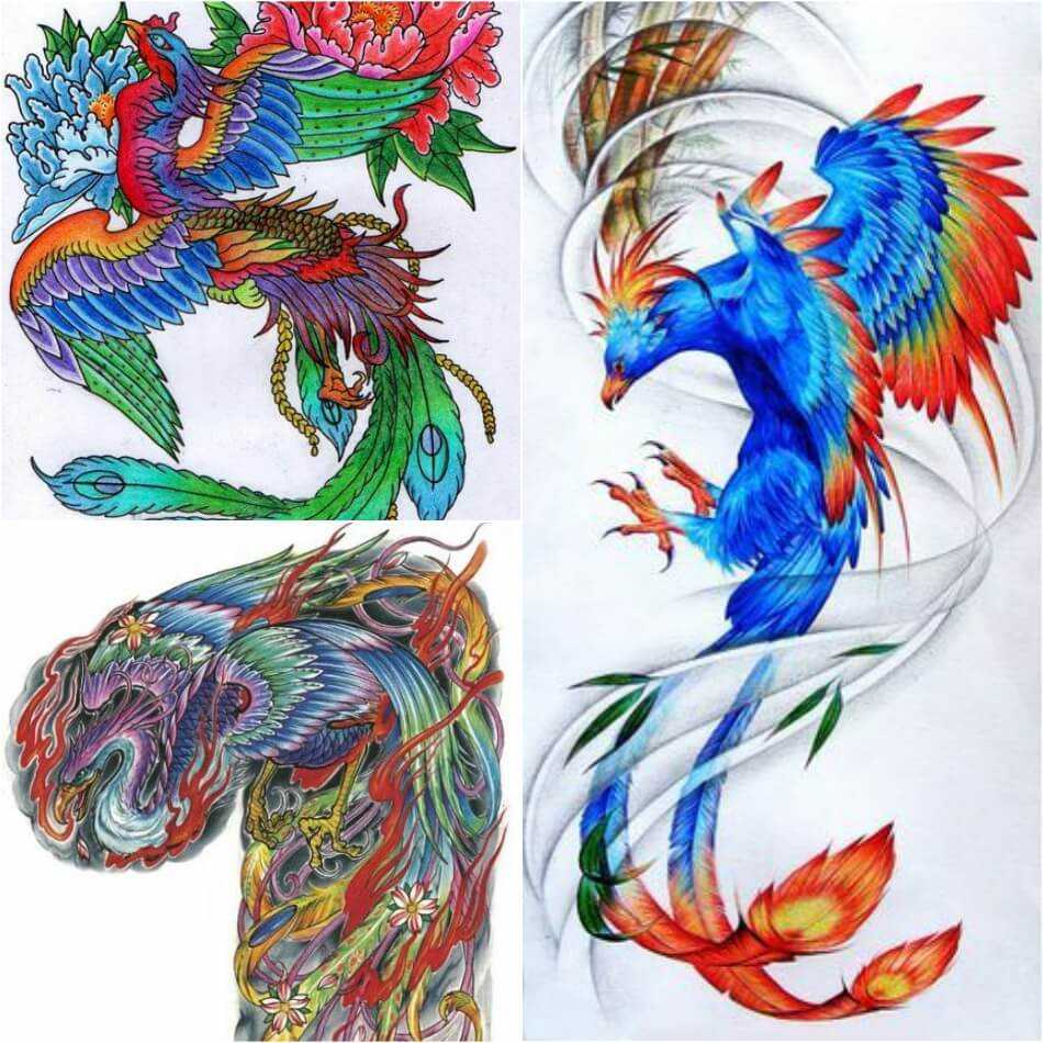 Tattoo • значение тату: феникс