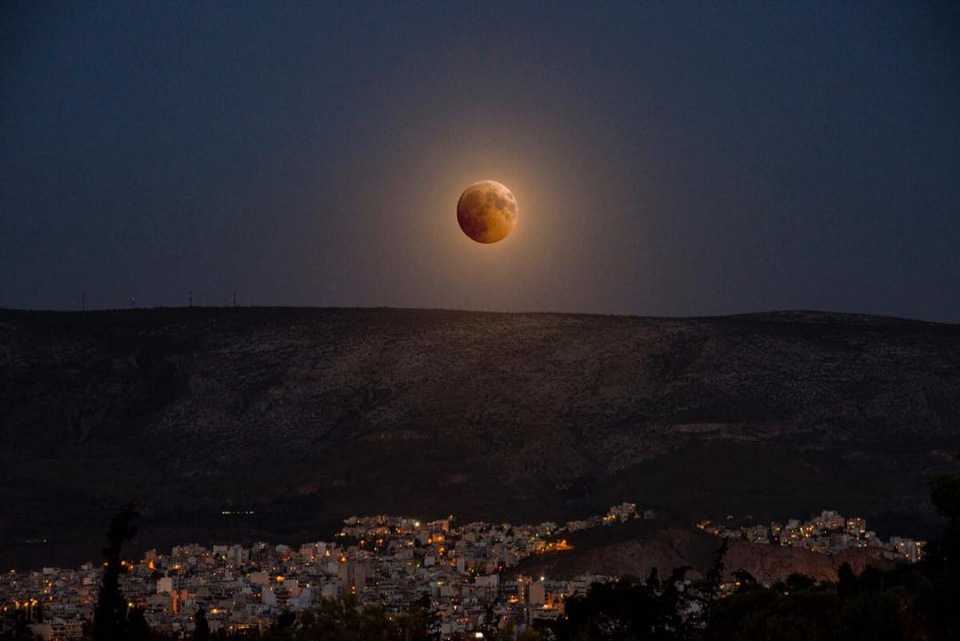 Лунное затмение картинки красивые