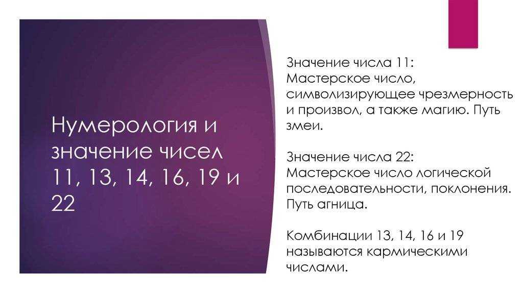 01 11 значит. Нумерология значение цифр.