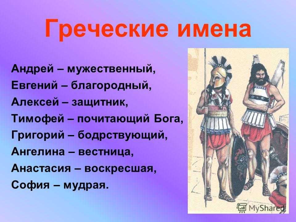Презентация о римских именах